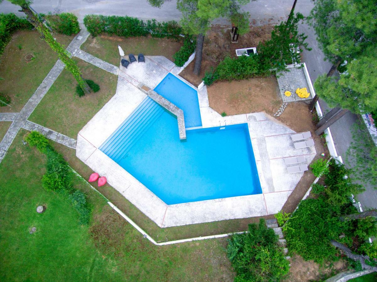 Villa Aurora In Sani With Garden And Pool Exteriör bild